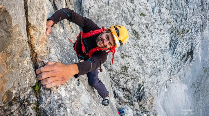 © DAV Teisendorf - An der Schlüsselstelle der Fahrradlkantn